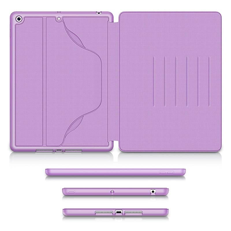 Case for iPad 102 20202019 iPad 8th7th Generation Luxury Series Builtin Pencil Holder + 6 Magnetic Stand Angles + 360 Full Protection + Premium PU Leather SleepWake Cover Violet