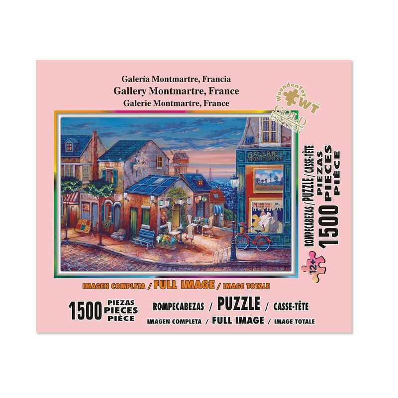 Wuundentoy Gold Edition: Gallery Montmartre France Jigsaw Puzzle - 1500pc