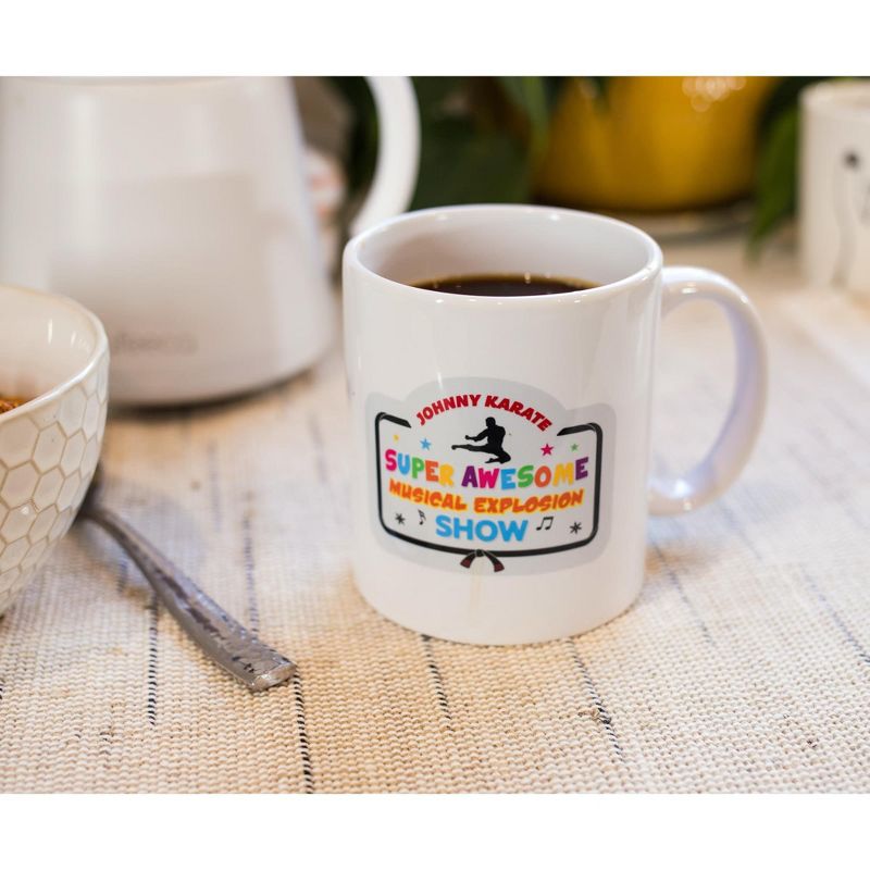 Surreal Entertainment Parks and Recreation Johnny Karate Ceramic Mug | Holds 11 Ounces