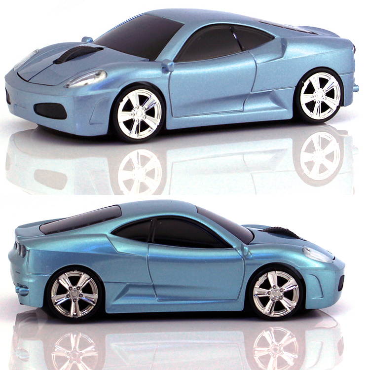 2015 2.4GHz Wireless 3D 1600DPI Ferrari Car Shape Optical Usb Cordless Gaming Mouse
