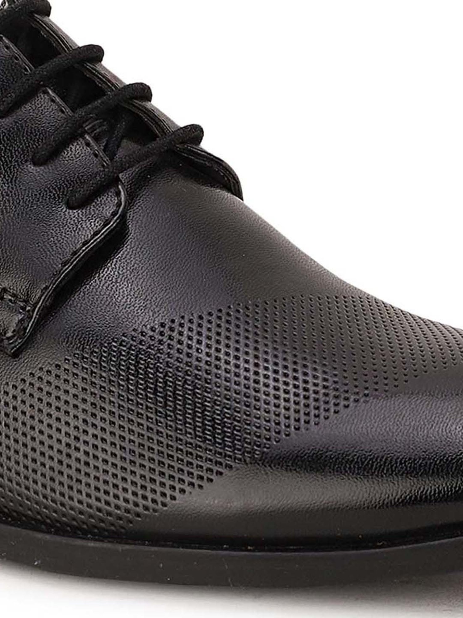 Bata Men's Black Derby Shoes