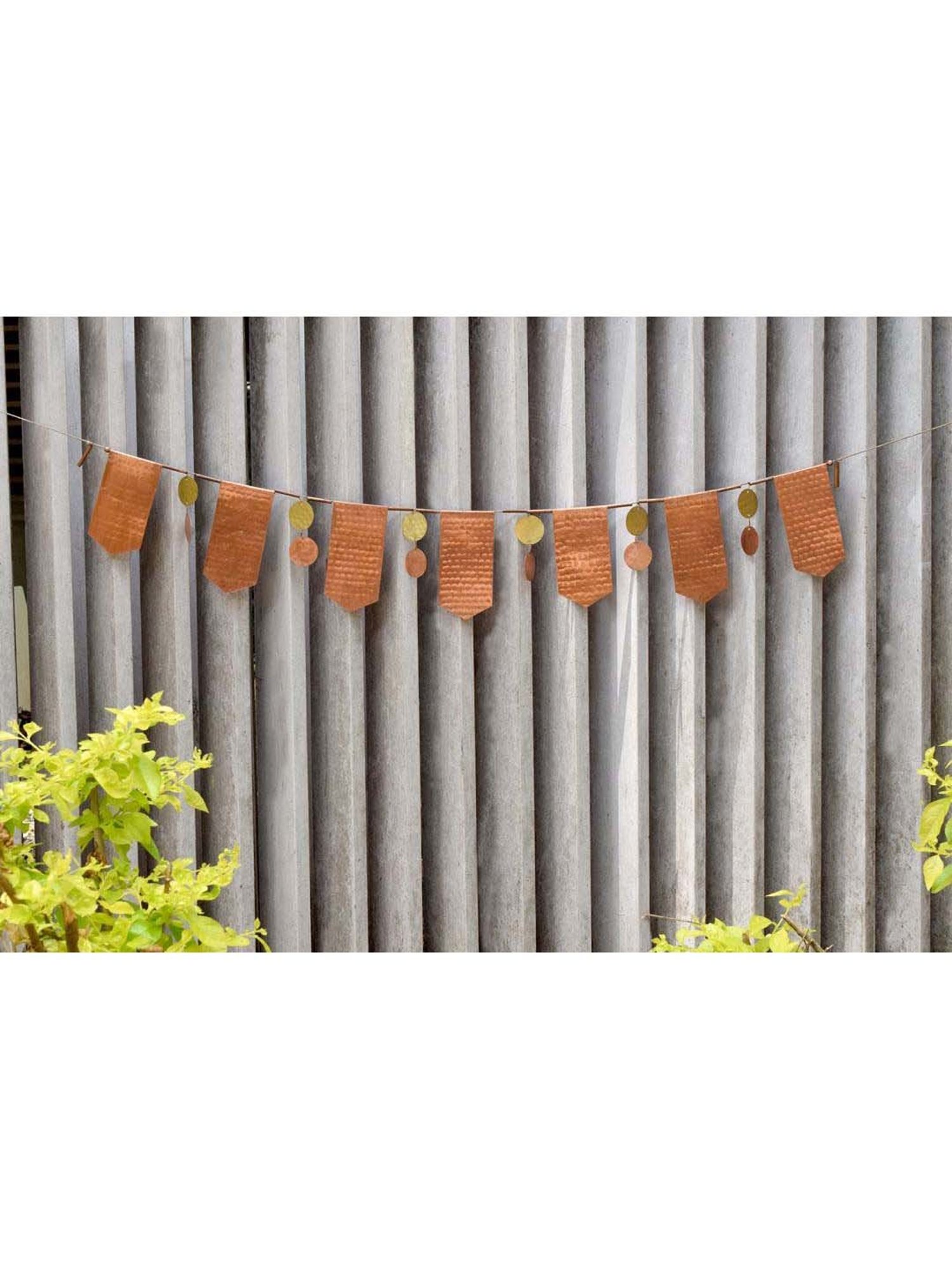 COPPRE Golden Copper Foliage Bunting - Set of 1