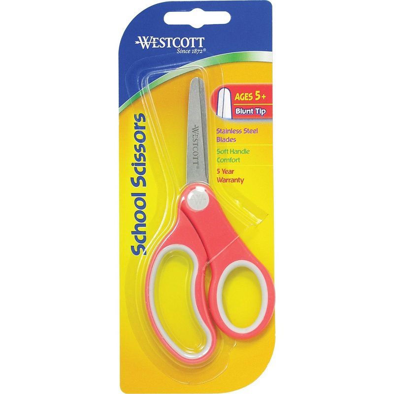 Acme Kids Scissors Soft Handle Blunt 5" STST Blades/Assorted 14726