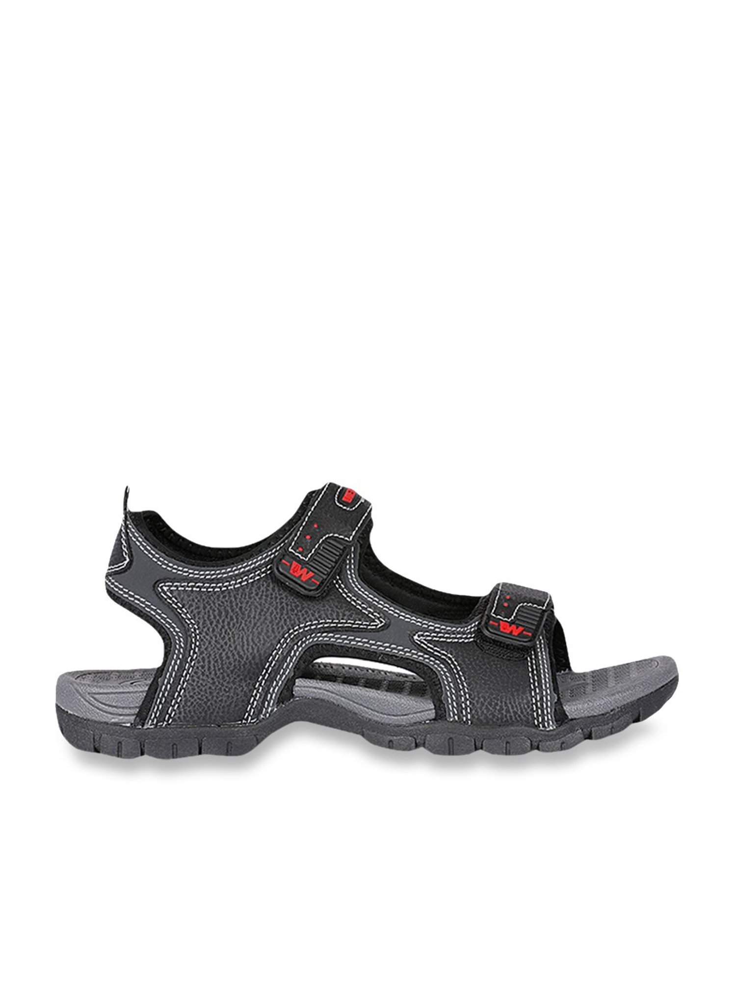 Weinbrenner by Bata Men's Black Floater Sandals