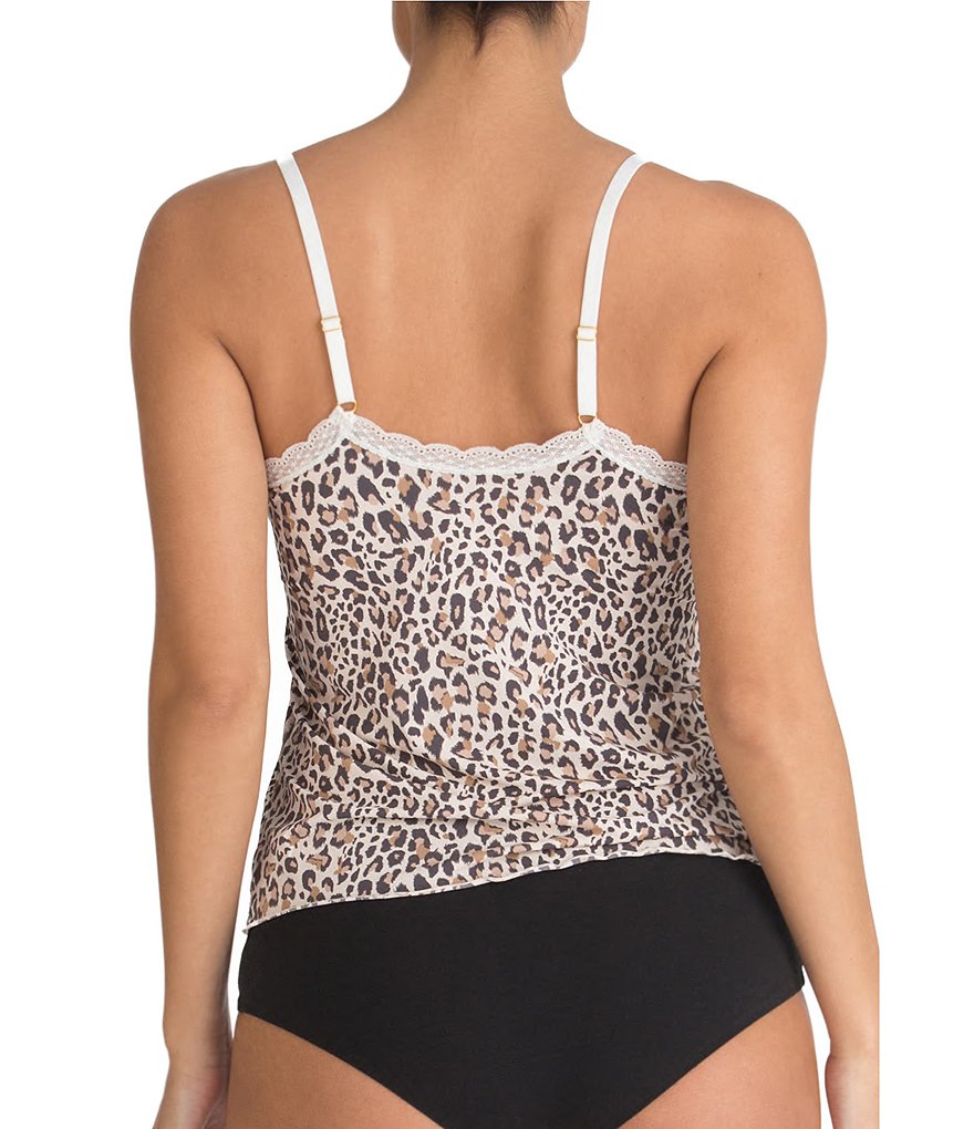 Honeydew Intimates Aiden Leopard Print Microfiber & Lace Lounge Camisole