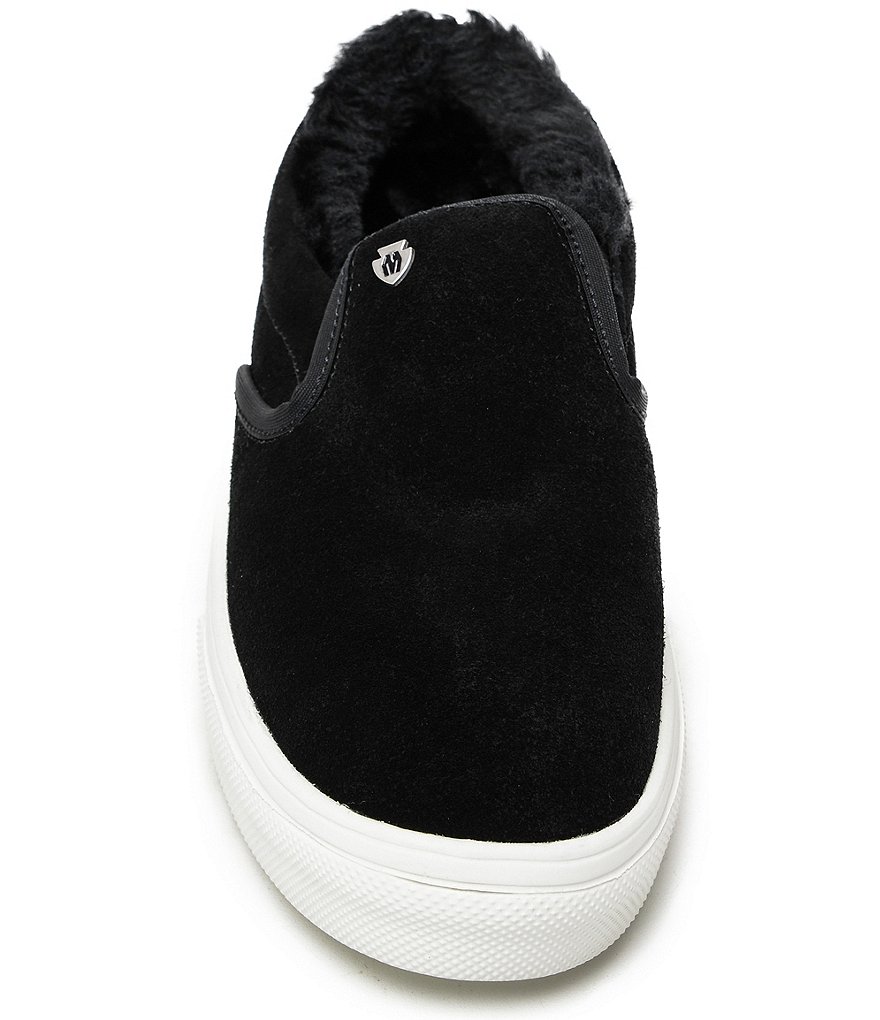Minnetonka Women's Wilder Faux Fur Trim Sneakers