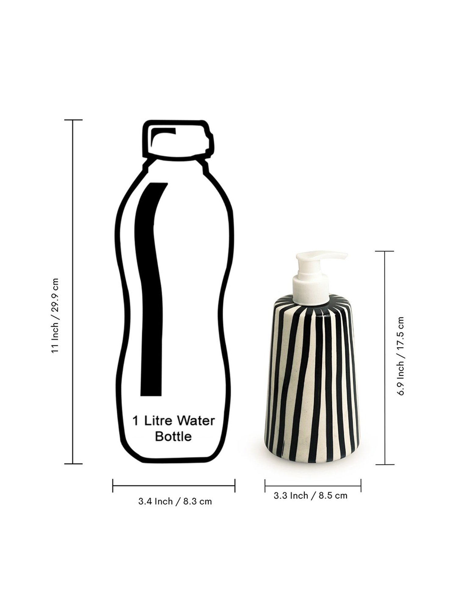 VarEesha Aztec Multicolor Ceramic Bath Accessories - Set of 2