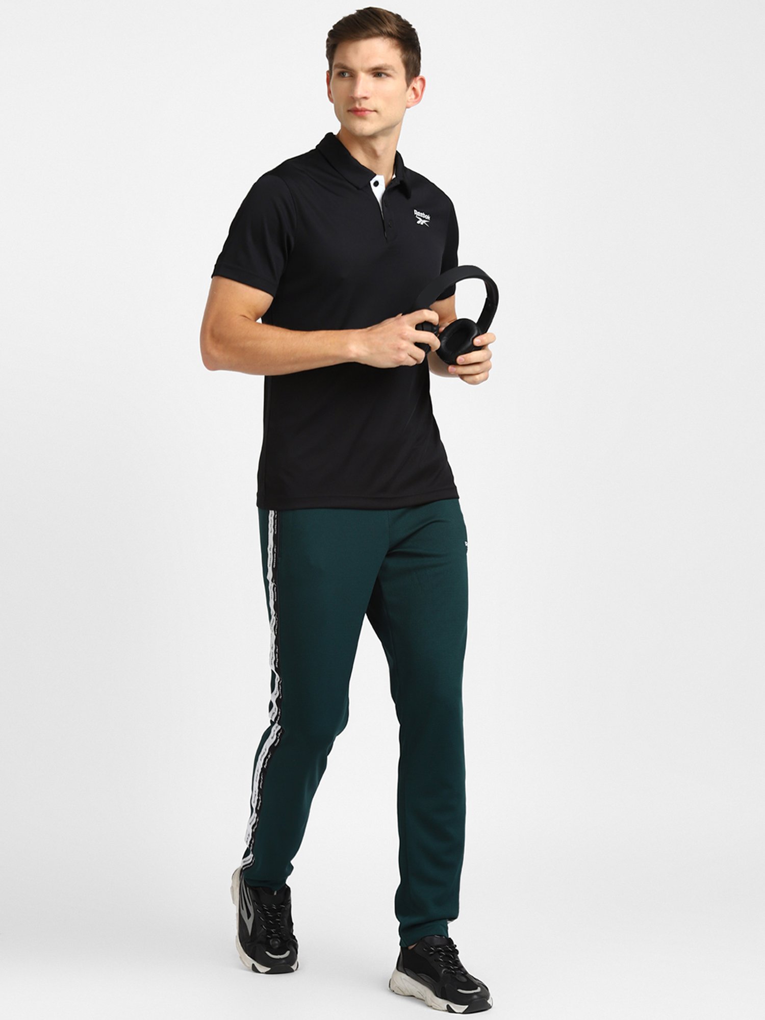 Reebok Black Polo T-Shirt