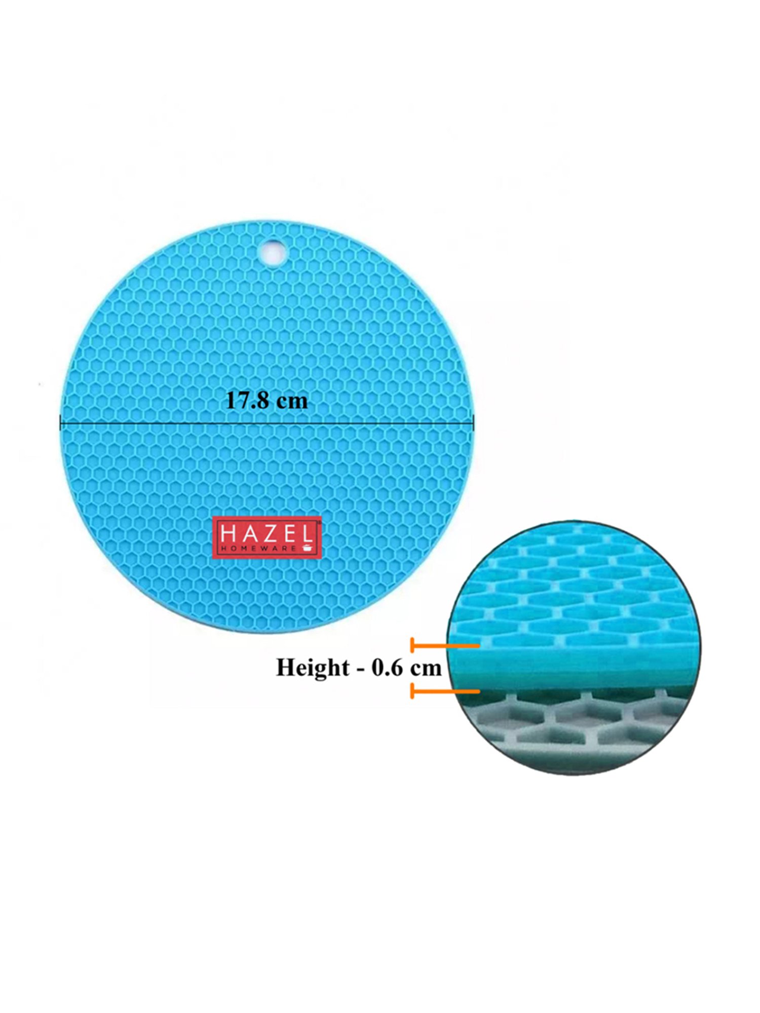 ICRAFT Multicolor Mdf Mor Series Trivets - Set of 4