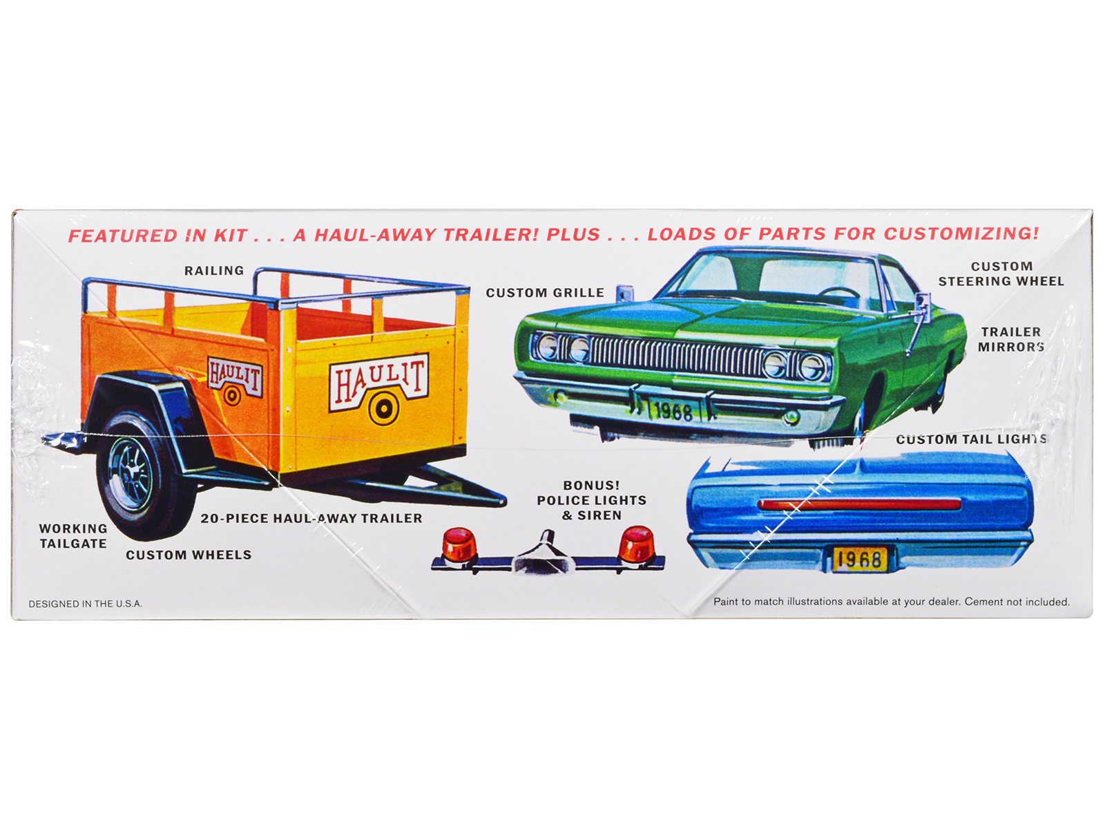 Level 4 Model Kit 1970 Dodge Challenger T/A "Streetburner" 2-in-1 Kit 1/24 Scale Model by Revell