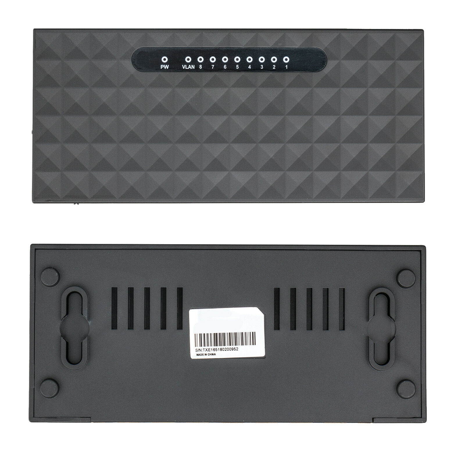 8Port Gigabit Ethernet 10/100/1000Mbps Switch Lan Hub Adapter for Router & Modem