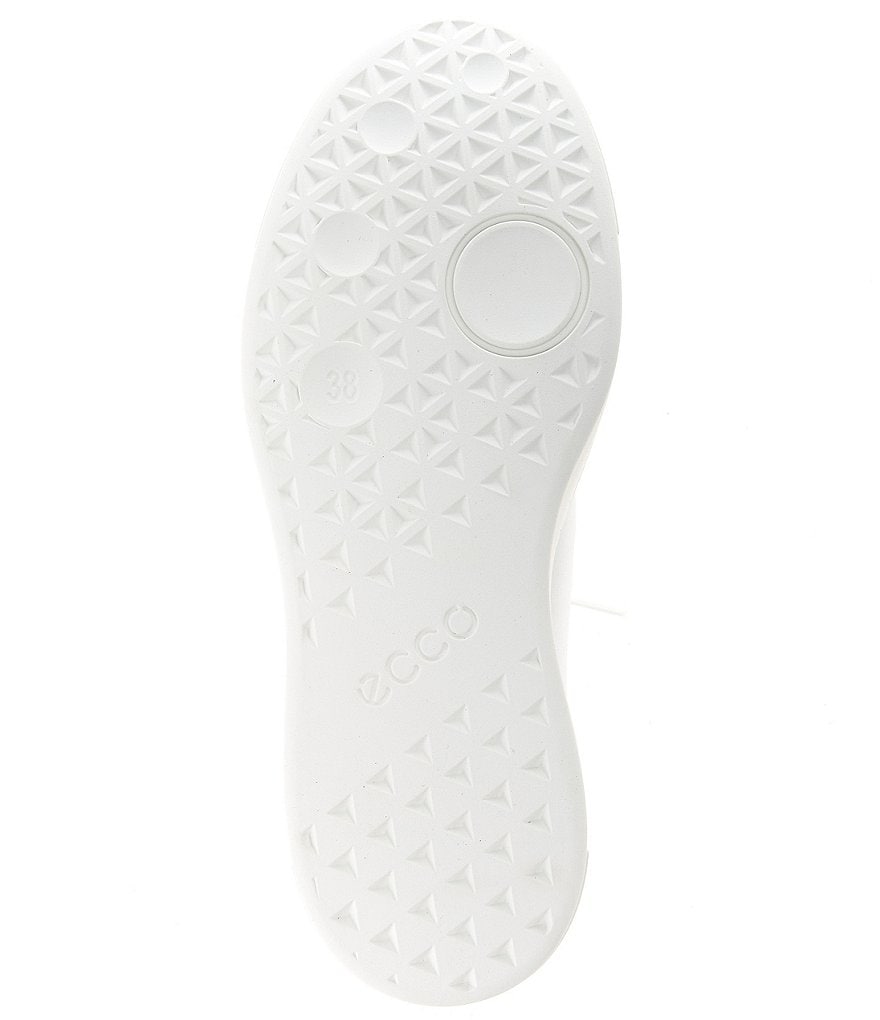 ECCO Street Tray Leather Lace-Up Sneakers