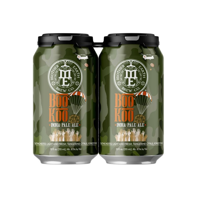 Mother Earth Boo Koo IPA Beer - 6pk/12 fl oz Cans