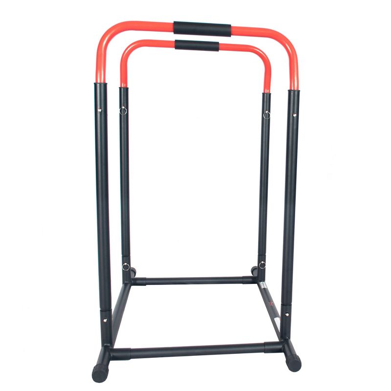 Sunny Health & Fitness High Weight Capacity Adjustable Dip Stand Station