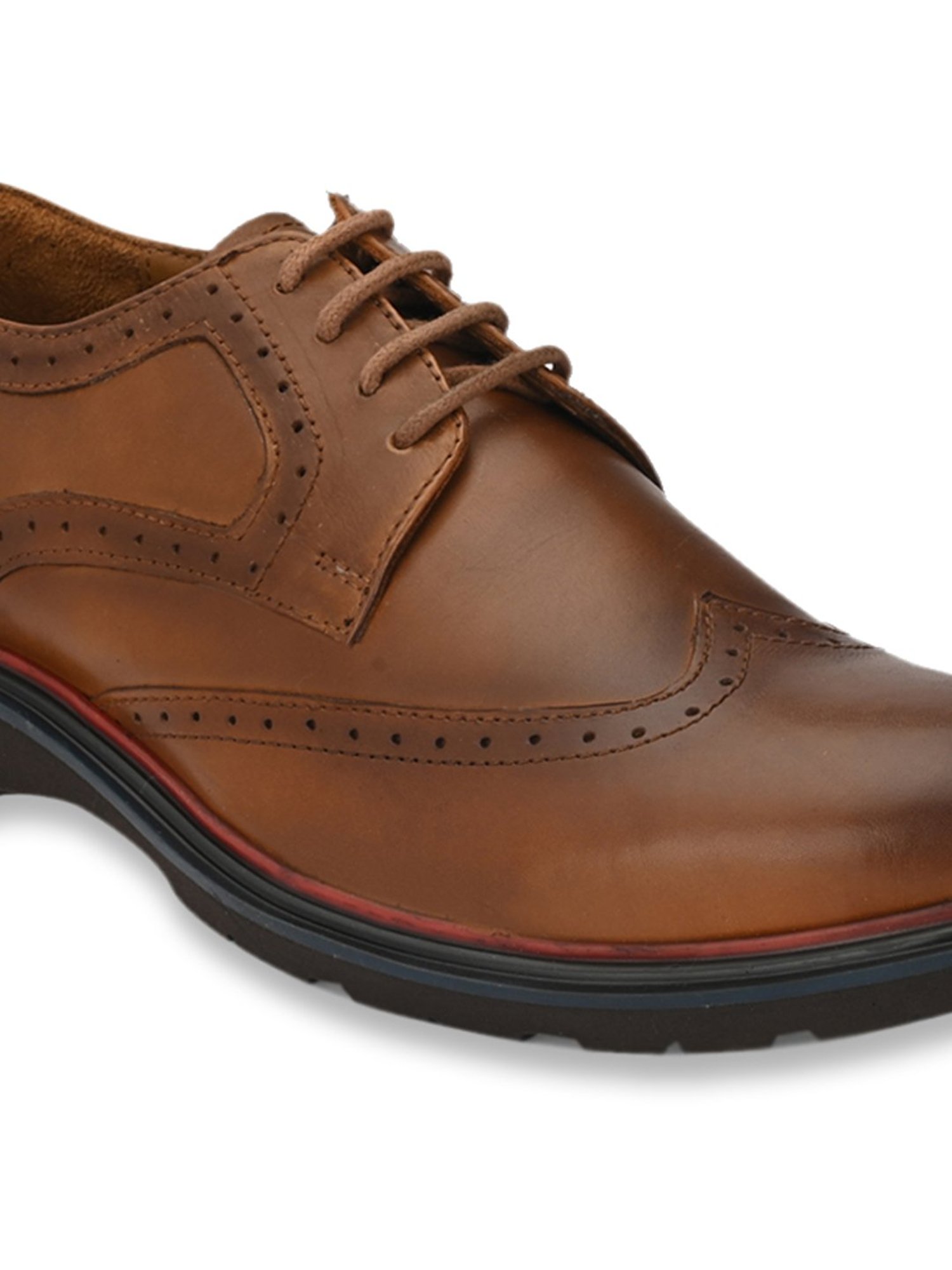 Delize Men's Tan Derby Slip-Ons