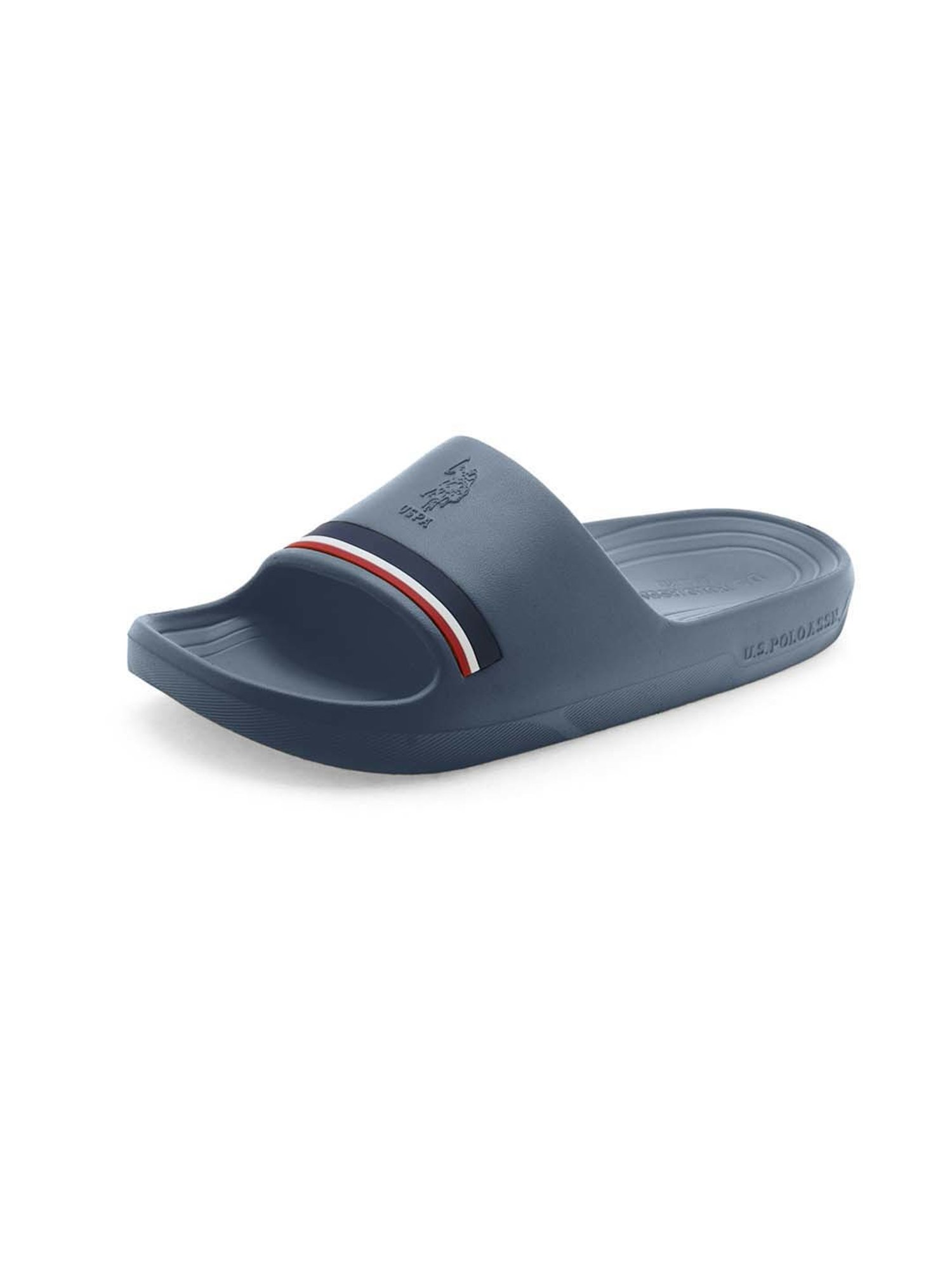 U.S. Polo Assn. Men's Navy Slides