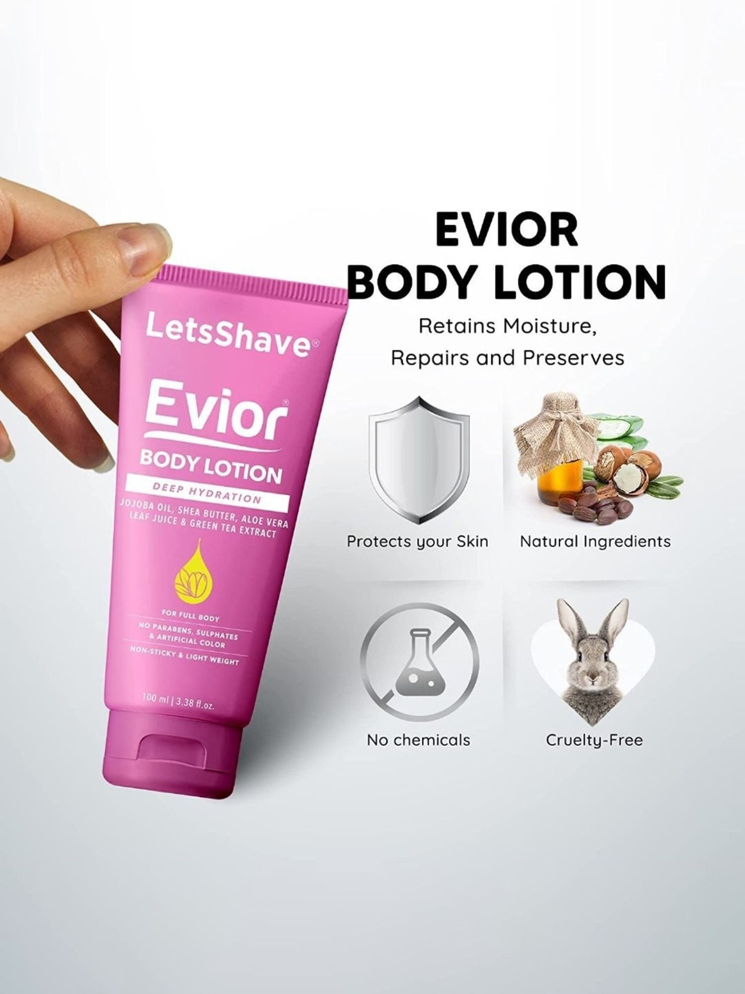 LetsShave Evior 6 Combo Gift Set for Women - Razor Handle + Pack of 2 Blades (Multicolor)