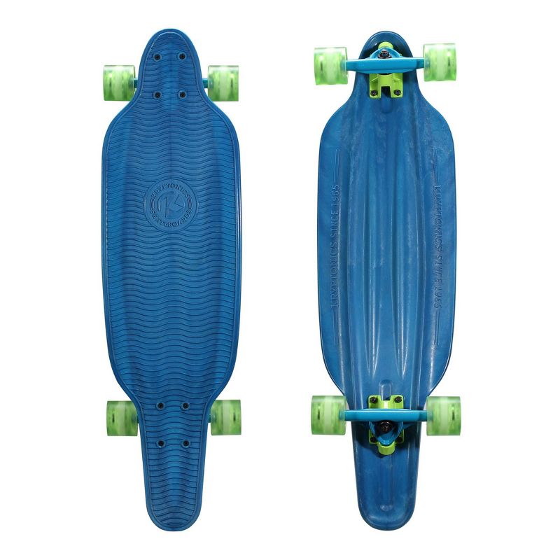 Kryptonics 32" Poly Longboard - Navy/Lime