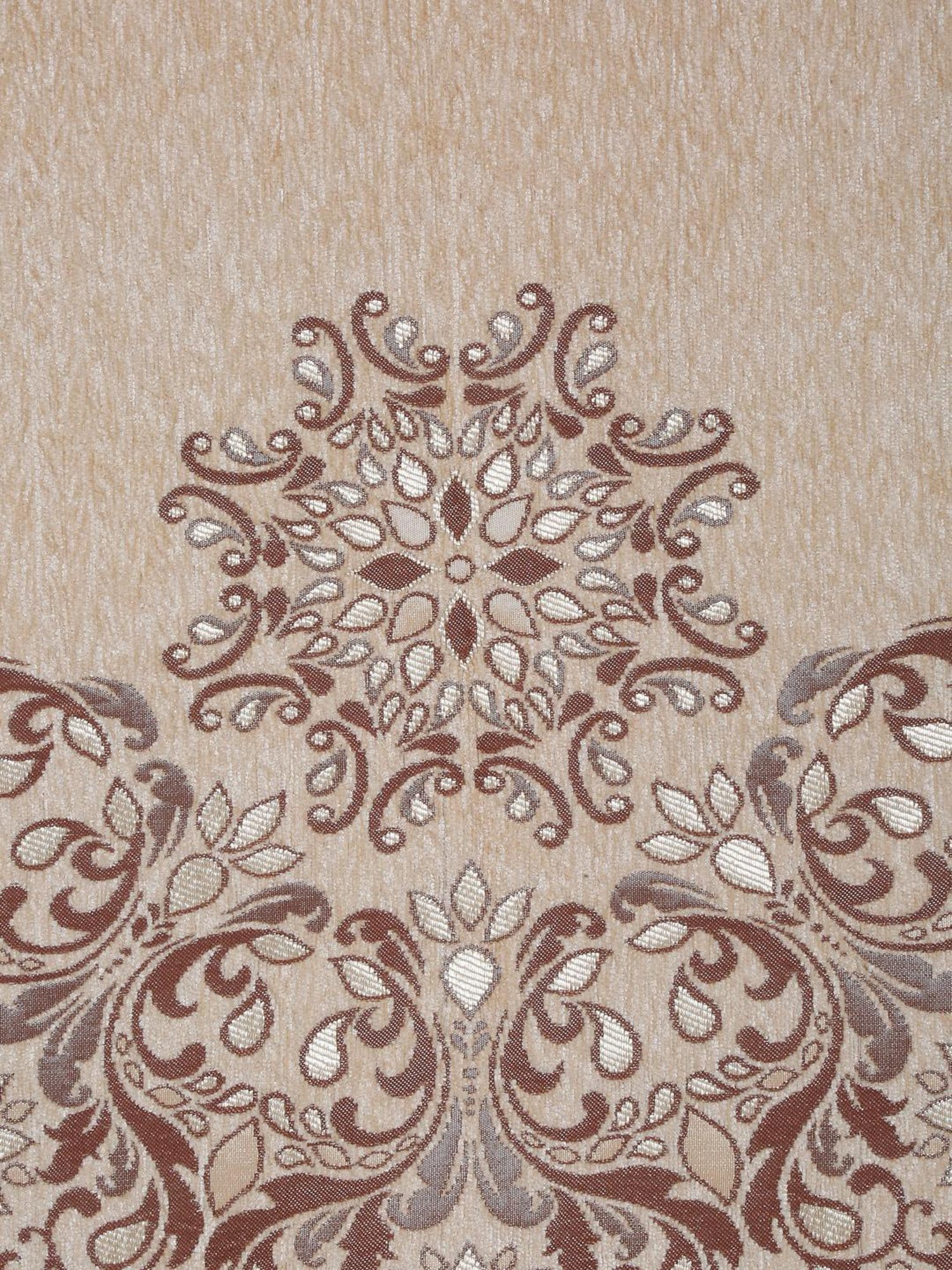 HOSTA HOMES Woven Grey & Brown 5 Seater With Arm Rest Sofa Cover