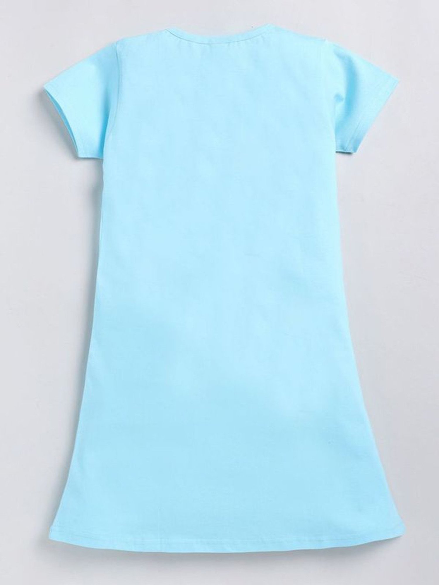 Todd N Teen Girls Light Blue Printed Nighty