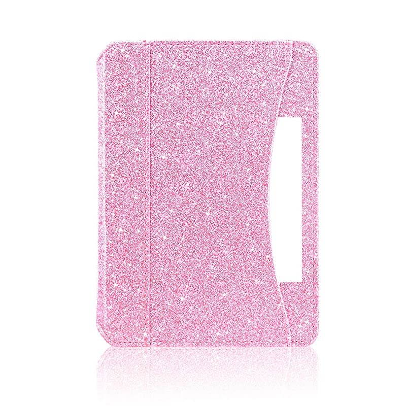 Case Fits AllNew Kindle 10th Generation 2019 and 8th Gen 2016 ONLY NOT FIT Kindle PaperwhiteKindle Oasis Folio Smart Leather Cover with Auto Wake Sleep Front Pocket Glitter Pink