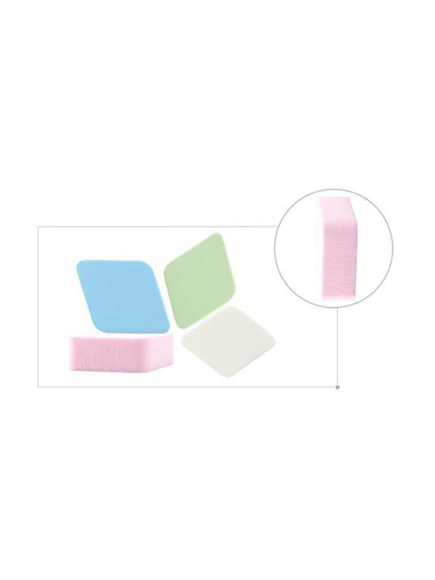 Bronson Professional Makeup Sponge (Color May Vary) - 4 Pcs