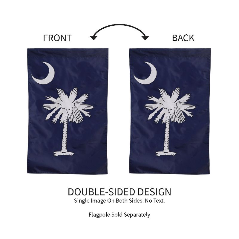 Evergreen Flag South Carolina House Applique Flag