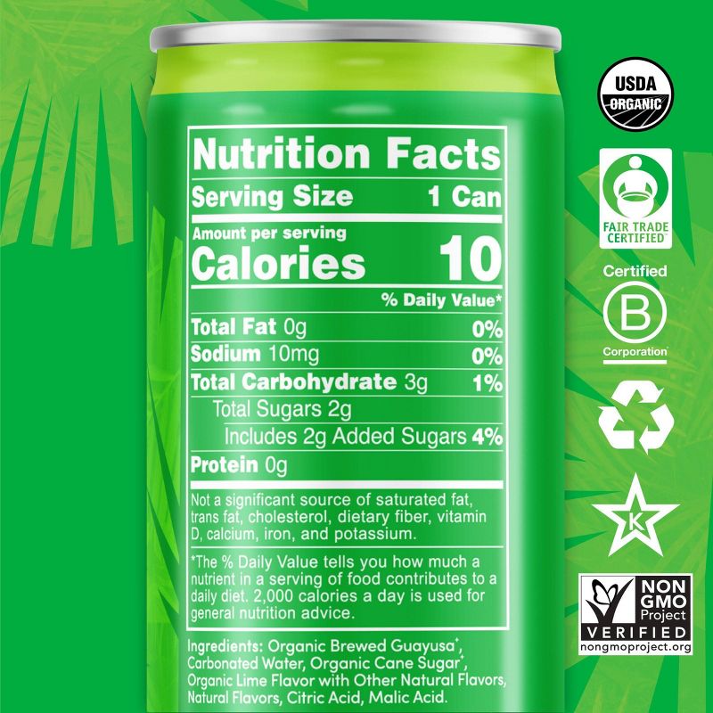 Runa Zero Lime Energy Drink - 12 fl oz Can