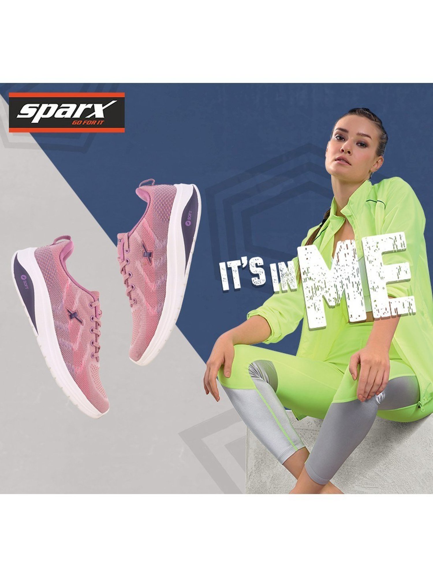 Sparx Women's Pink Running Shoes