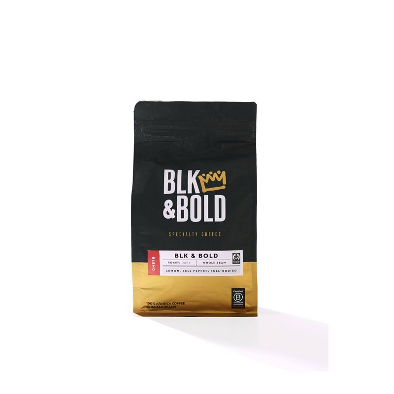 BLK & Bold Blend Dark Roast Whole Bean - 12oz