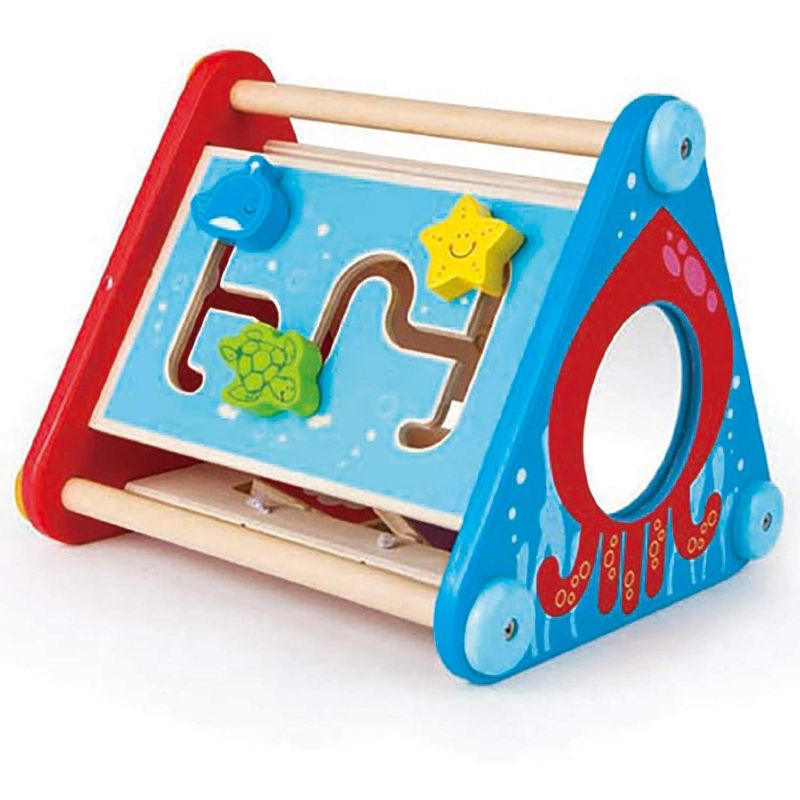 Hape Take Along Wooden Baby Toddler Activity Skill Learning Building Box Toy