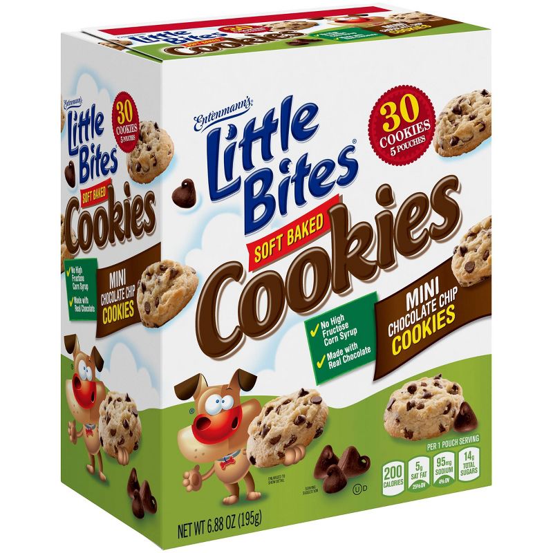 Entenmann's Chocolate Chip Cookie Little Bites - 5ct/8.25oz