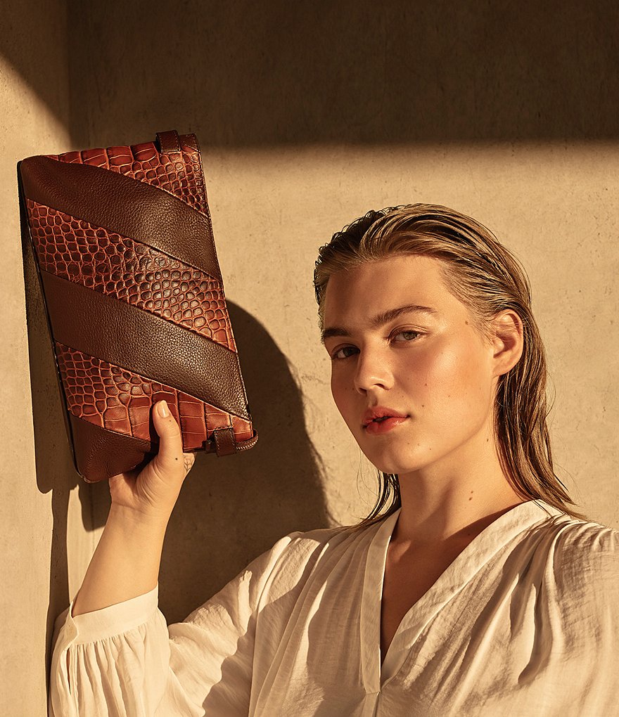 Kate Landry Stadium Clear Wristlet