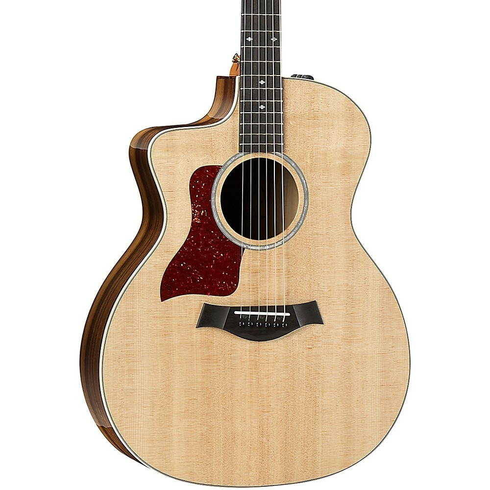 Taylor 214ce-K DLX Grand Auditorium Left-Handed Acoustic-Electric Guitar Natural