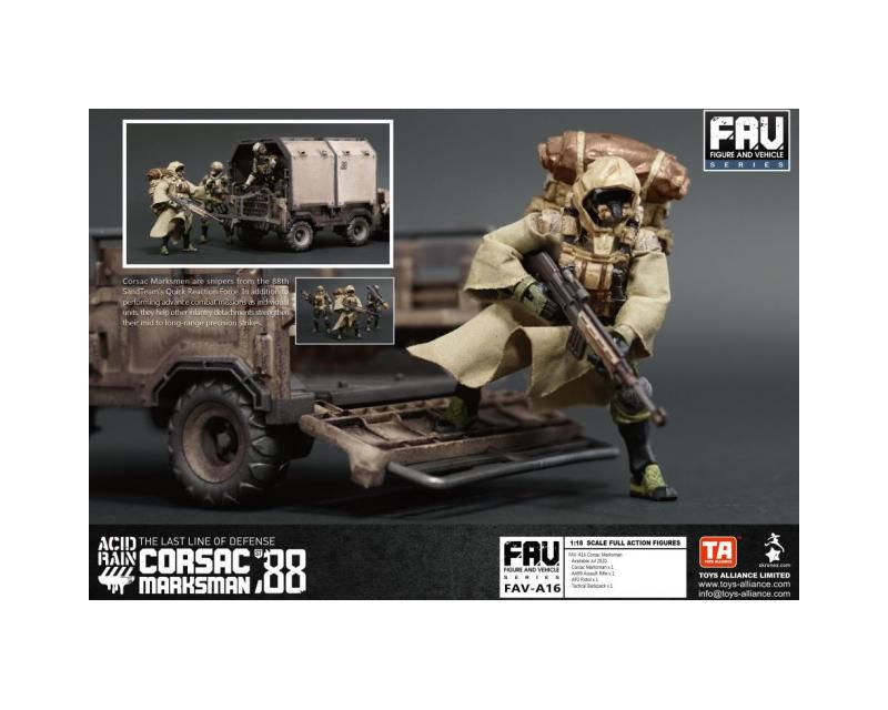 FAV-A16 Corsac Marksman 1:18 Scale | Acid Rain Fav Action figures