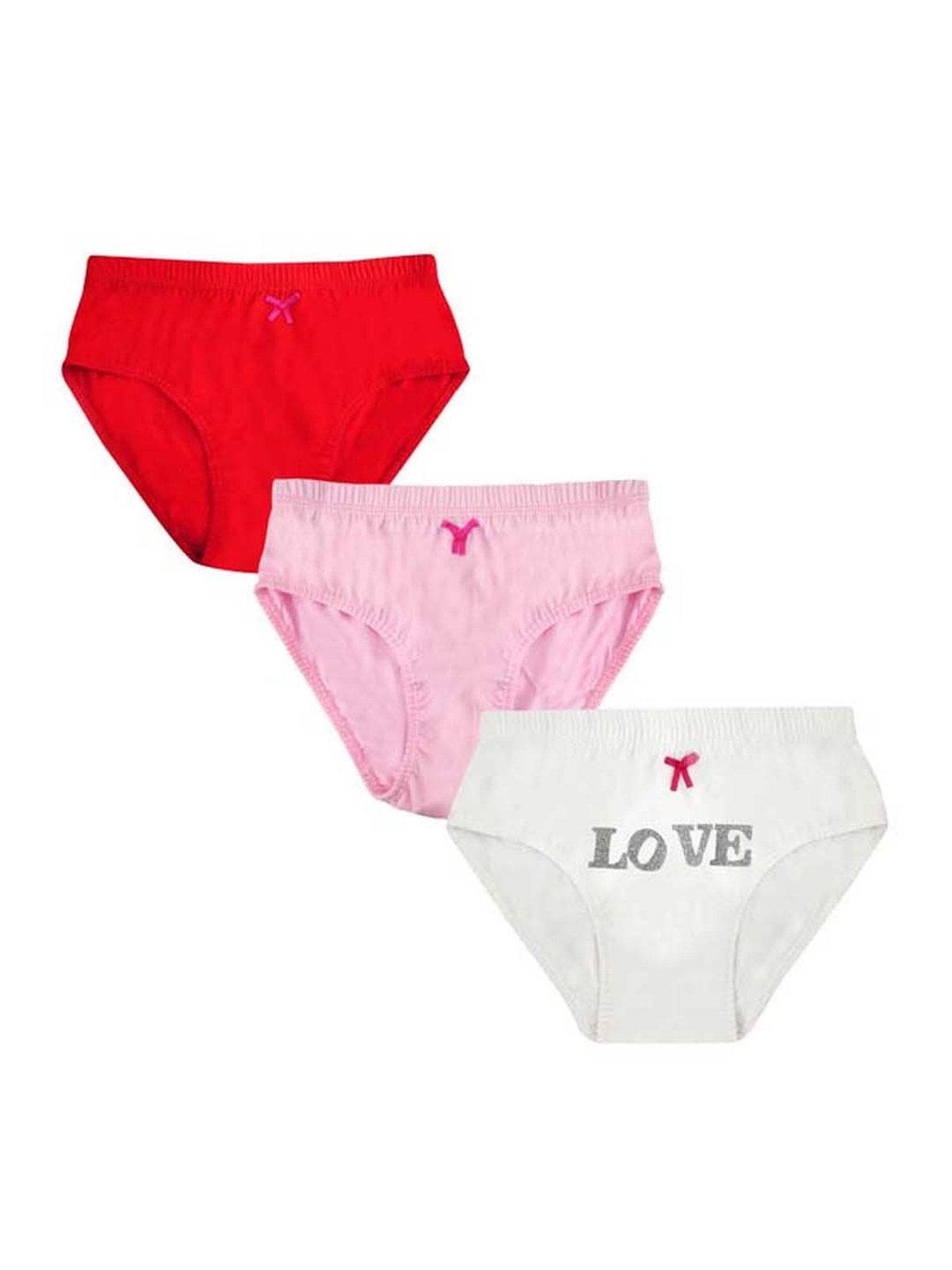 D'chica Kids Multicolor Cotton Printed Panties - Pack of 6