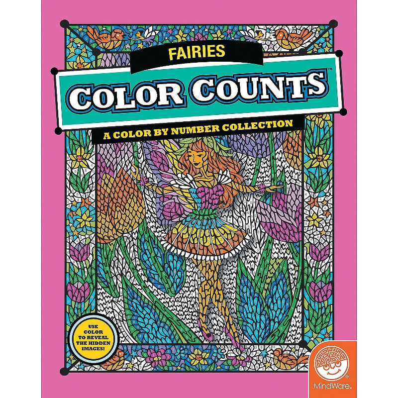 MindWare Color Counts: Fairies - Coloring Books