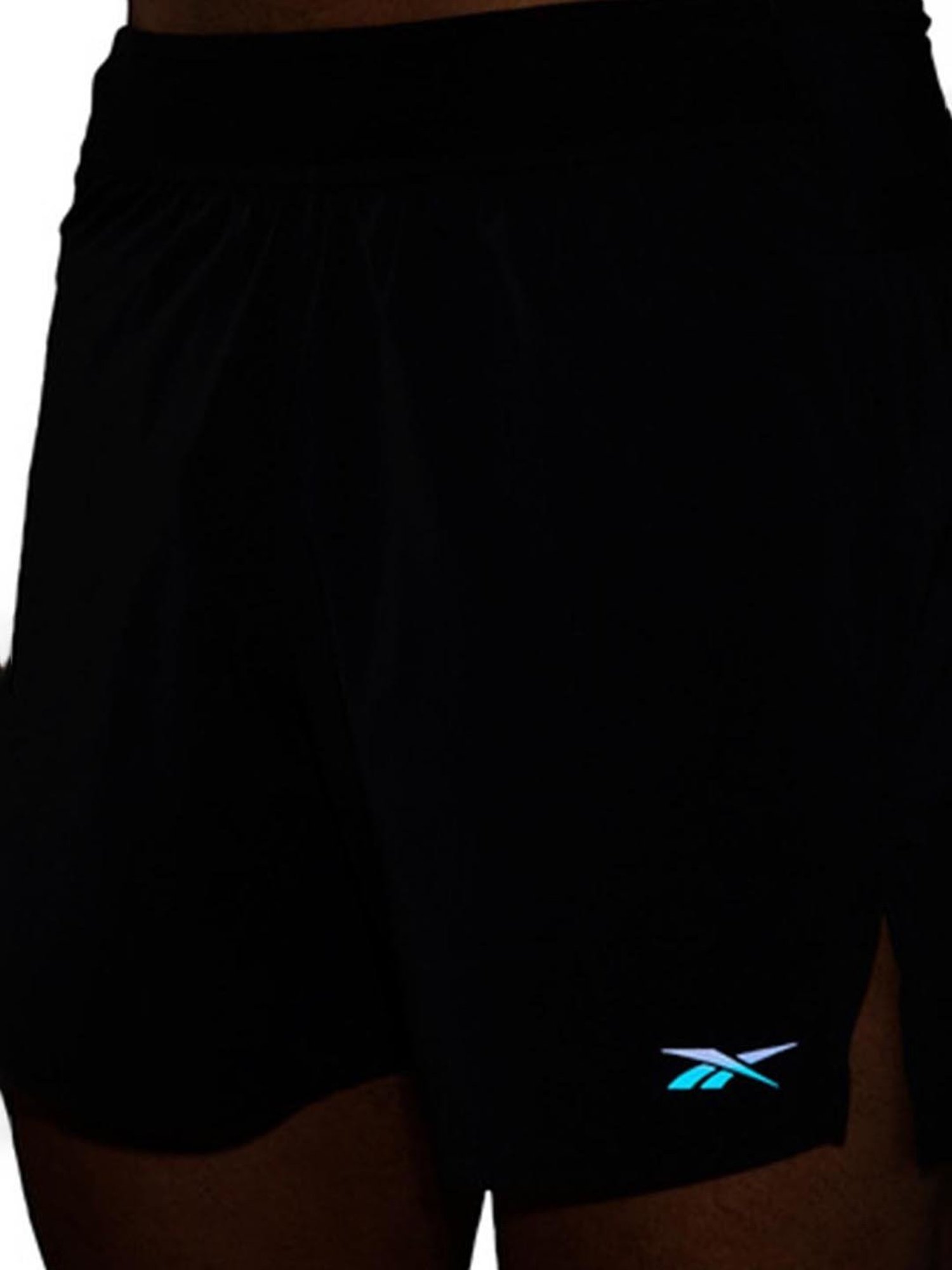 Reebok Black Regular Fit Sports Shorts