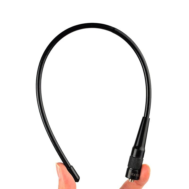 Female VHF UHF 70cm 2m Ham Radio Antenna Whip Soft 10W High Gain for BAOFENG UV82 UV5R GT3 BFF8 BF888s Kenwood TK360 TK370 Walkie Talkie 2pcs