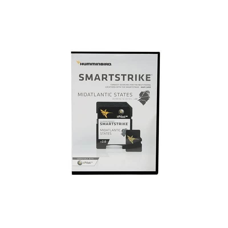 LakeMaster MidAtlantic States Edition Digital GPS Lake Maps Micro SD Card Version 2