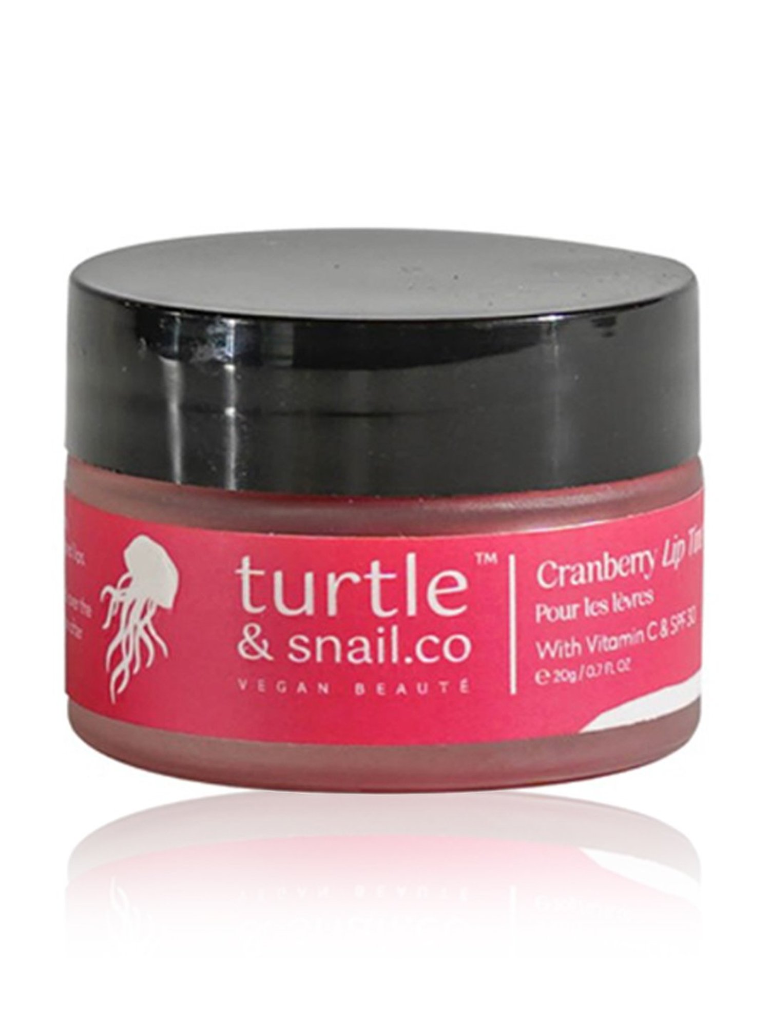 Turtle & Snail.Co Cranberry Lip Tint & Balm with Vitamin C & SPF 30 - 20 gm