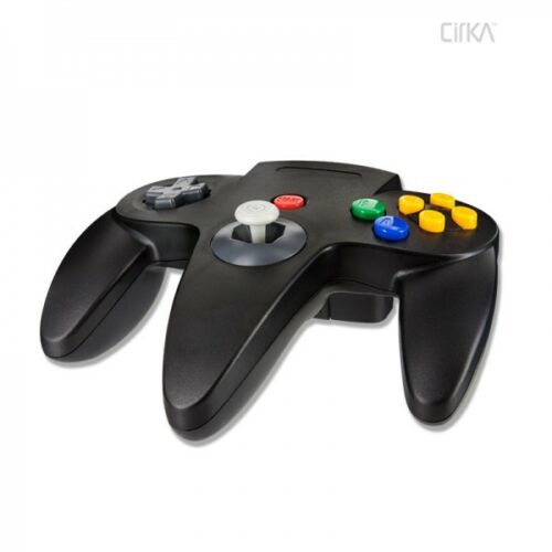 N64 Controller (Black) - CirKa Retail pack NEW