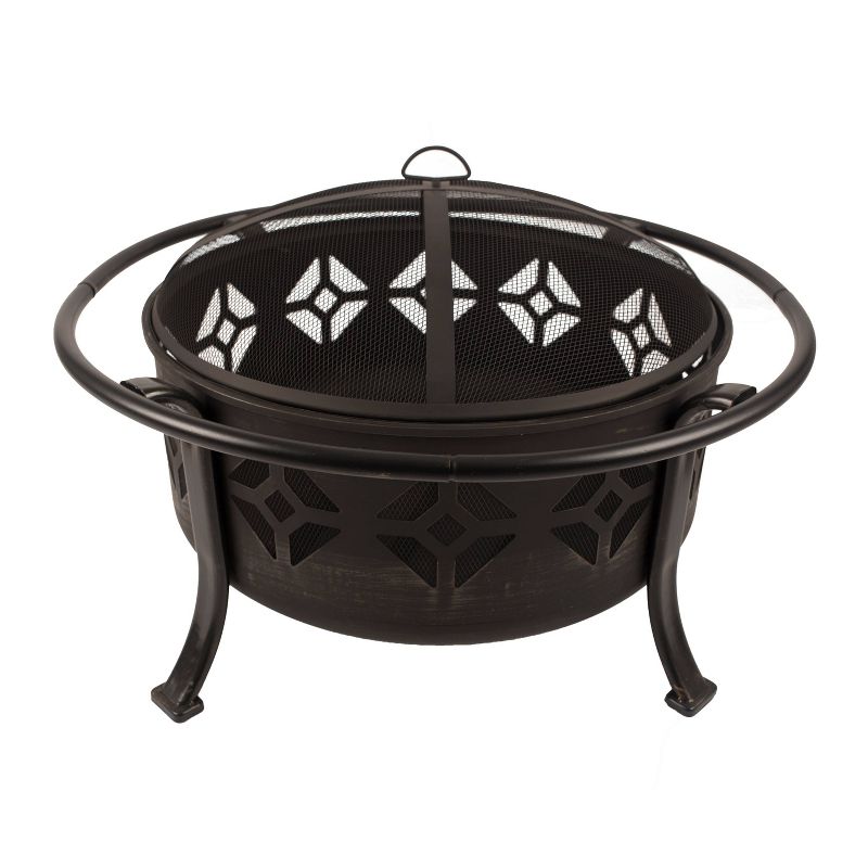Pleasant Hearth Sunderland Deep Bowl Fire Pit