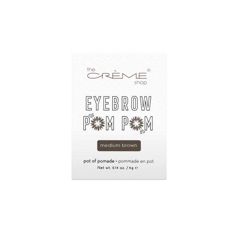 The Crème Shop Eyebrow Pom Pom Medium Brown