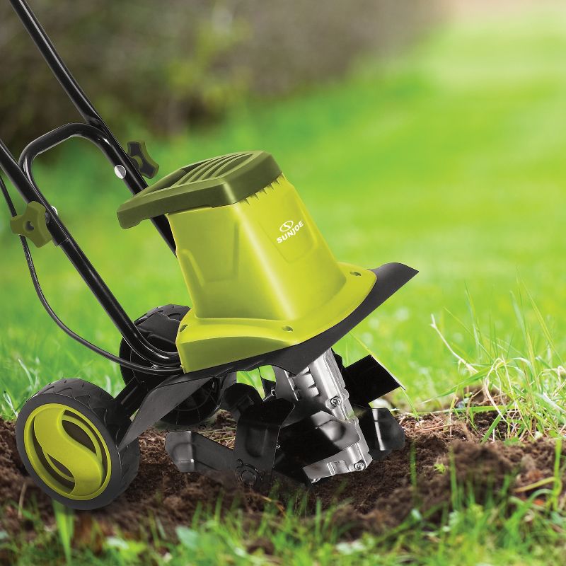 Sun Joe TJ600E Electric Garden Tiller/Cultivator | 14-Inch | 6.5 Amp.