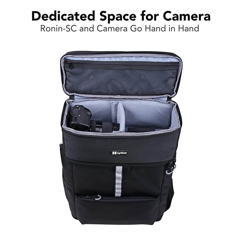 RS2 Travel Backpack for DJI RoninSC Mirrorless Camera Lens and Laptop MustHave Backpack for RoninSC