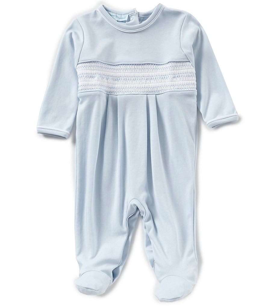 Feltman Brothers Baby Boys Newborn-9 Months Diamond Smocked Coverall
