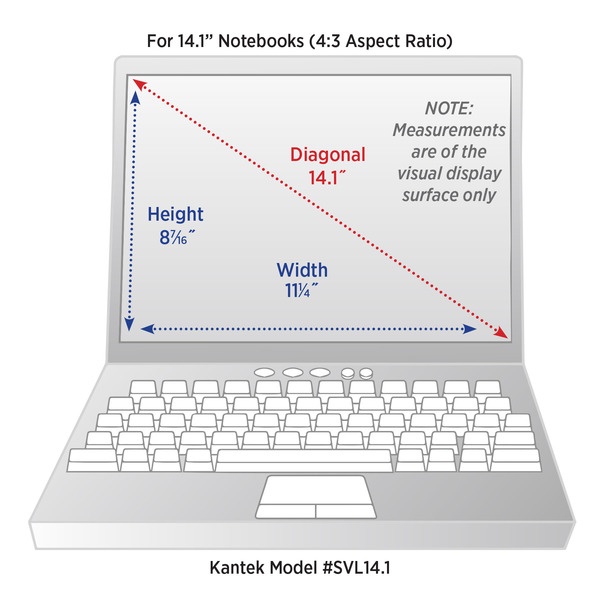Kantek SVL14.1 Privacy Filter