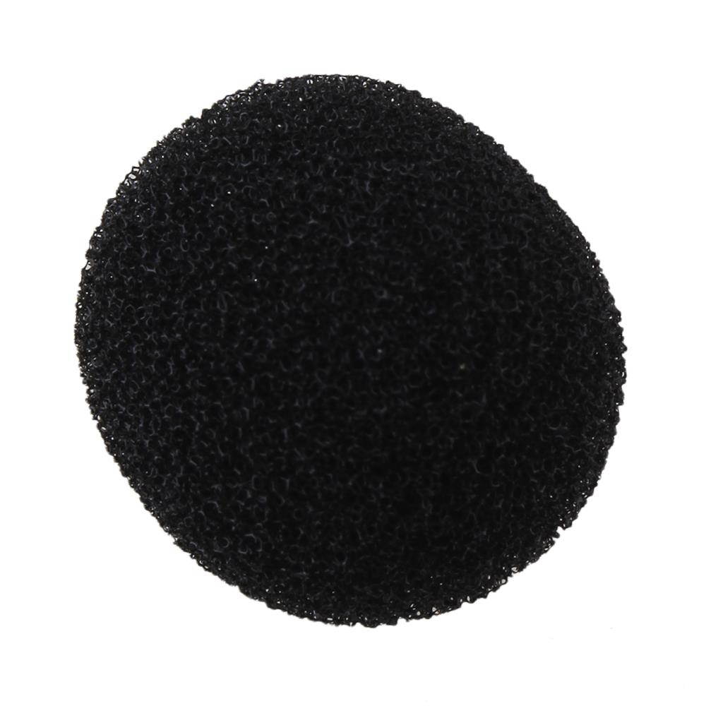 BQLZR Black Loudspeaker Lapel Microphone Wind Shield Mic Sponge Cover EY-M01 Set of 10