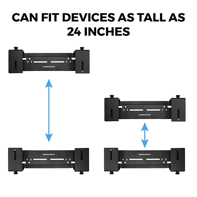 Adjustable Device Wall Mount | DVD Players Cable Boxes Receivers Set Top Box and Other AV Equipment | Patented